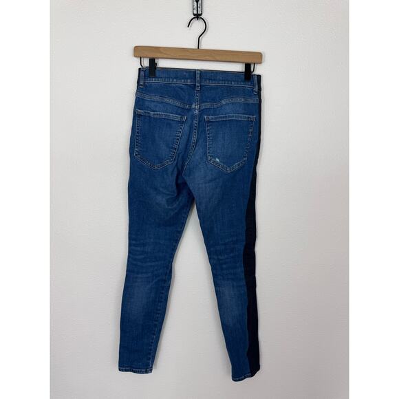 Express High Rise Ankle Legging Jeans Size 4R Skinny Stretch Denim - Picture 4 of 7